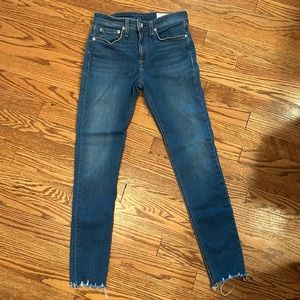 Rag & Bone Cate Mid-Rise Ankle Skinny Jeans